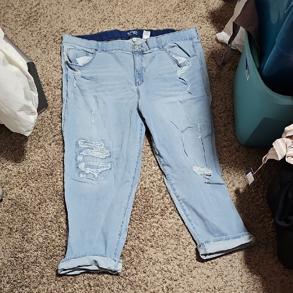 Light Blue Women's Jeans Plus Size 22w - Picture 1 of 3